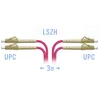 Патчкорд оптический LC/UPC-LC/UPC MM (OM4) Duplex 3 метра