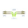 Патчкорд оптический LC/UPC-LC/UPC MM (OM5) Duplex 5 метров, 2мм