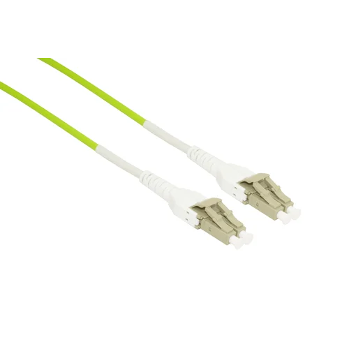 Патчкорд оптический LC/UPC-LC/UPC MM (OM5) Duplex Uniboot Flat Clip 3 метрa