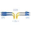 Патчкорд оптический LC/UPC-SC/UPC SM Duplex 2метра