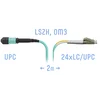 Патчкорд оптический MPO-24LC, DPX, MM 2 метра
