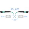 Патчкорд оптический MPO/UPC FF MM, 2 метра (Cross)