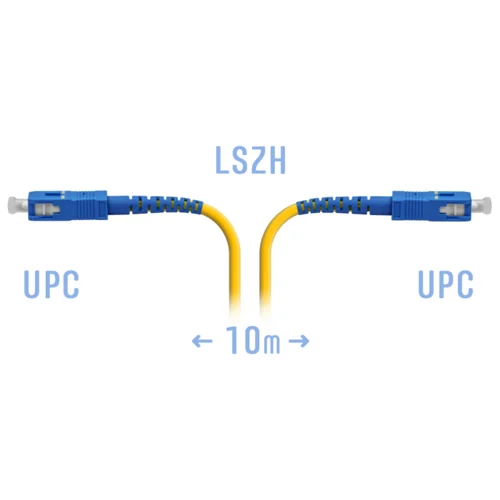Патчкорд оптический SC/UPC SM 10 метров