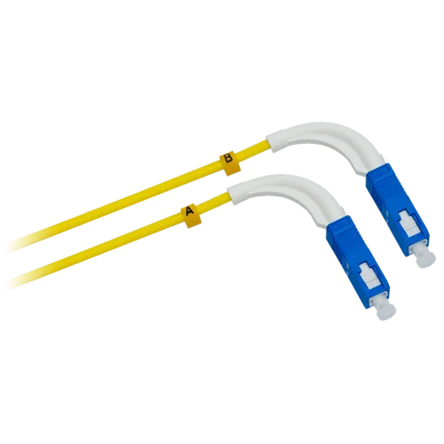 Патчкорд оптический SC/UPC SM (угловой) 1метр