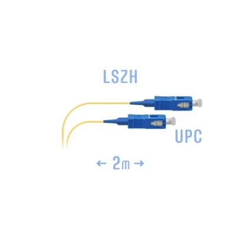 Шнур монтажный оптический SC/UPC SM 2м.