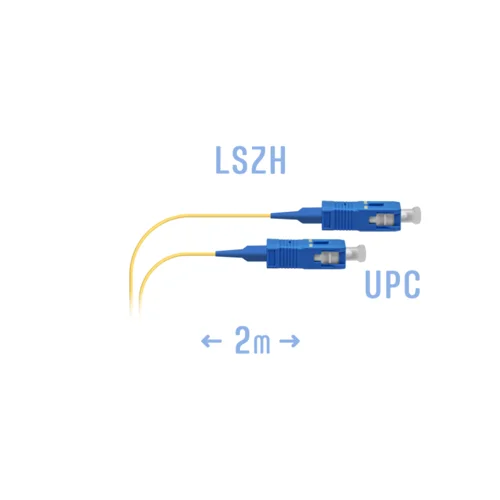 Шнур монтажный оптический SC/UPC SM 2м.