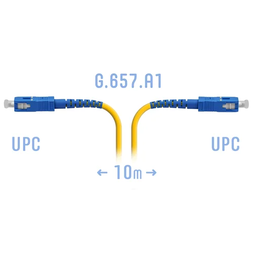 Патчкорд оптический SC/UPC SM G.657.A1 10 метров