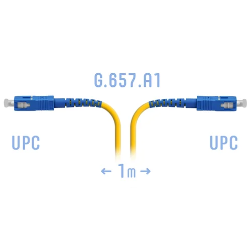 Патчкорд оптический SC/UPC SM G.657.A1 1 метр