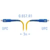 Патчкорд оптический SC/UPC SM G.657.A1 3 метра