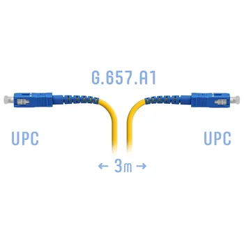 Патчкорд оптический SC/UPC SM G.657.A1 3 метра