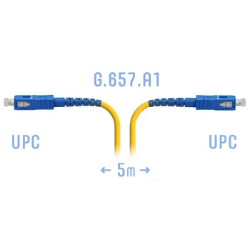Патчкорд оптический SC/UPC SM G.657.A1 5 метров