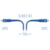 Патчкорд оптический армированный SC/UPC 10метров
