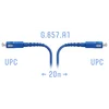 Патчкорд оптический армированный SC/UPC 20метров