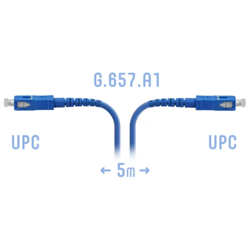 Патчкорд оптический армированный SC/UPC 5 метров