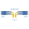Патчкорд оптический SC/UPC SM G.657.A1 Duplex 3 метра