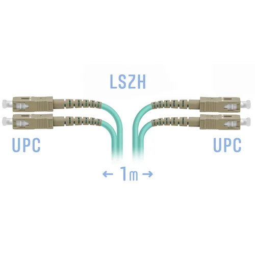 Патчкорд оптический SC MM Duplex 1метр