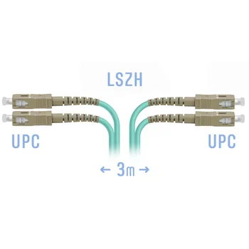 Патчкорд оптический SC MM Duplex 3метра