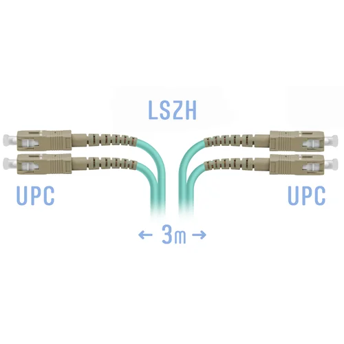 Патчкорд оптический SC MM Duplex 3метра