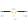 Патчкорд оптический ST/UPC SM 15метров