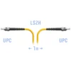 Патчкорд оптический ST/UPC SM 1метр