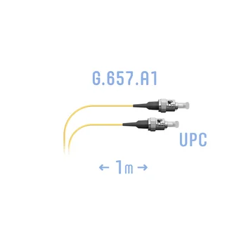 Шнур монтажный оптический ST/UPC SM G.657.A1 1 метр
