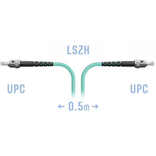 Патчкорд оптический ST/UPC MM 0.5 метра