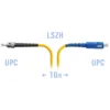 Патчкорд оптический ST/UPC-SC/UPC SM 10метров