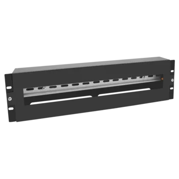 Панель 19" с DIN-рейкой 3U (черный)