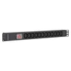 Блок розеток серии SNR-PDU базовый на 12xC13, без шнура питания с вилкой C14, 10A