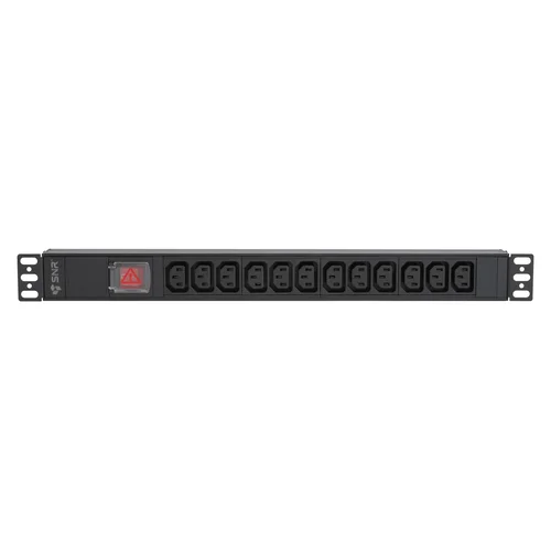 Блок розеток серии SNR-PDU базовый на 12xC13, без шнура питания с вилкой C14, 10A