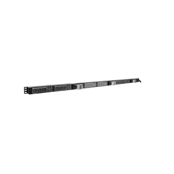 Блок электрических розеток на 18хIEC320 C13 и 6хIEC320 C19, шнур питания 3 м 5x6мм2 с вилкой IEC 60309 32A 3P+N+E (IP44) 1682.5х50.0х44.4мм