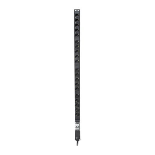 Блок электрических розеток на 20 гнезд Schuko, шнур питания 3 м 3x6мм2 с вилкой IEC 60309 32A 2P＋E (IP44) 1213.0х50.0х44.4мм