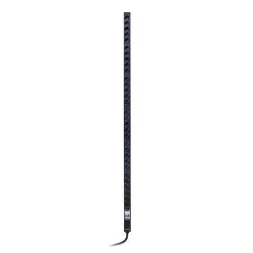 Блок электрических розеток на 30 гнезд Schuko, шнур питания 3 м 3x6мм2 с вилкой IEC 60309 32A 2P＋E (IP44) 1679.0х50.0х44.4мм