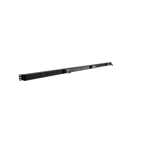 Блок электрических розеток на 36хIEC320 C13 и 6хIEC320 C19, шнур питания 3 м 5x6мм2 с вилкой IEC 60309 32A 3P+N+E (IP44) 1896.5х50.0х44.4мм