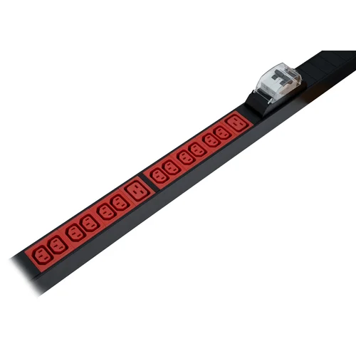 Блок электрических розеток на 36хIEC320 C13 и 6хIEC320 C19, шнур питания 3 м 5x6мм2 с вилкой IEC 60309 32A 3P+N+E (IP44) 1896.5х50.0х44.4мм