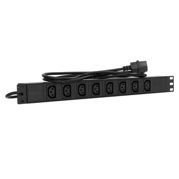 Блок розеток серии SNR-PDU базовый на 8хC13, шнур питания 1,8 м 3x1.0 мм² с вилкой C14, 10A