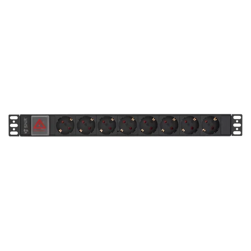 Блок розеток серии SNR-PDU базовый на 8xSchuko, без шнура питания с вилкой C14, 10A