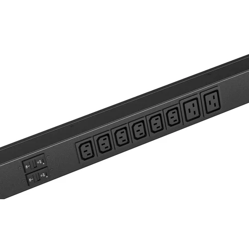 Блок розеток с функцией измерения серии SNR тип A выход 18*C13 и 6*C19 вход 32A IEC60309 (3P+N+E)