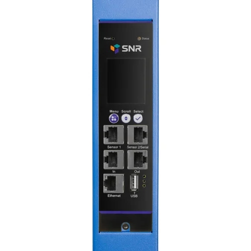 Блок розеток с функцией измерения серии SNR тип A выход 36*C13 и 6*C19 вход 32A IEC60309 (3P+N+E) (Синий)