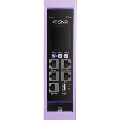 Блок розеток с функцией измерения серии SNR тип A выход 36*C13 и 6*C19 вход 32A IEC60309 (3P+N+E) (Фиолетовый)