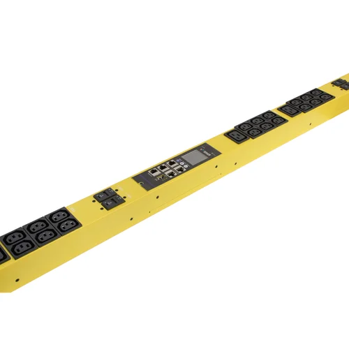 Блок розеток с функцией измерения серии SNR тип A выход 36*C13 и 6*C19 вход 32A IEC60309 (3P+N+E) (Желтый)