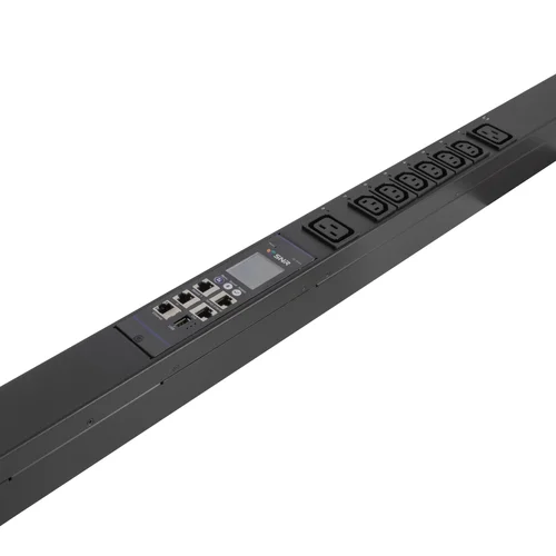 Блок розеток с функцией измерения и управления каждой розеткой серии SNR тип D выход 18*C13 и 6*C19 вход 16A IEC60309 (3P+N+E)