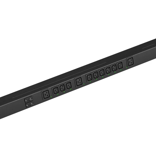 Блок розеток с функцией измерения и управления каждой розеткой серии SNR тип D выход 18*C13 и 6*C19 вход 32A IEC60309 (1P+N+E)