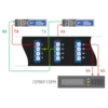 Пассивный оптический отвод 24 порта LC/UPC (деление 1х2), SM, 1U
