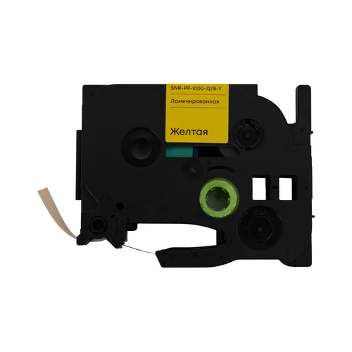 Лента для принтера SNR-HLP-1000P, 12мм, 8м, цвет желтый