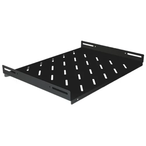 Полка стационарная усиленная для шкафов 19" глубиной 1000мм, черная (распределенная нагрузка 200кг)