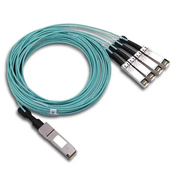 Модуль 400G QSFP-DD-4xQSFP28 AOC, дальность до 15м