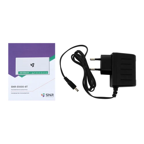 Неуправляемый коммутатор SNR-S1000-8T