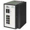 Управляемый промышленный POE коммутатор уровня 2 SNR-S212i-8POE-DC