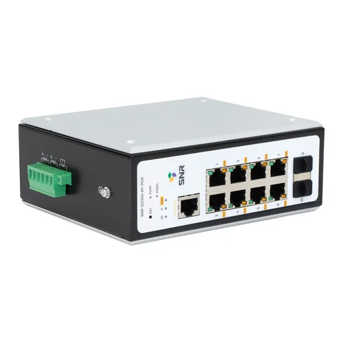 Управляемый промышленный POE коммутатор уровня 2 SNR-S215Gi-8T-POE